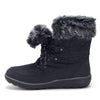 Women's Hike-02 Outdoor Fur Cuff Lace-Up Quilted Winter Snow Boots - Jazame, Inc.