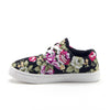 Girls Cay-04 Pretty Floral Print Canvas Fashion Sneakers Shoes - Jazame, Inc.