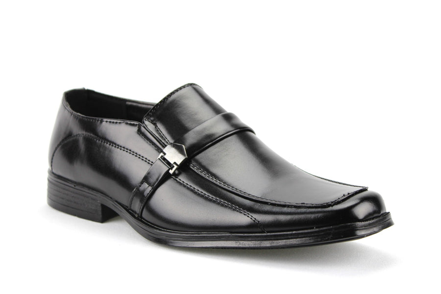 Men's 31334 Classic Square Toe Slip On Moc Toe Loafers Dress Shoes - Jazame, Inc.