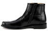 Men's 38912 Leather Lined Ankle High Moto Zipped Chelsea Dress Boots - Jazame, Inc.