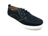 Mens Polar Fox Canvas Suedette Casual Sneakers Shoes 30191 Blue-379 - Jazame, Inc.