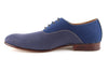 Ferro Aldo Men's 139255A Combined Denim Lace Up Oxfords Dress Shoes - Jazame, Inc.