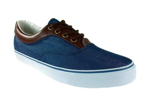 Men's Victor-01 Canvas Casual Lace Up Sneaker Shoes - Jazame, Inc.