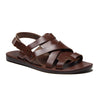 Men's 52626 Leather Roman Gladiator Criss Cross Sling Back Sandals - Jazame, Inc.