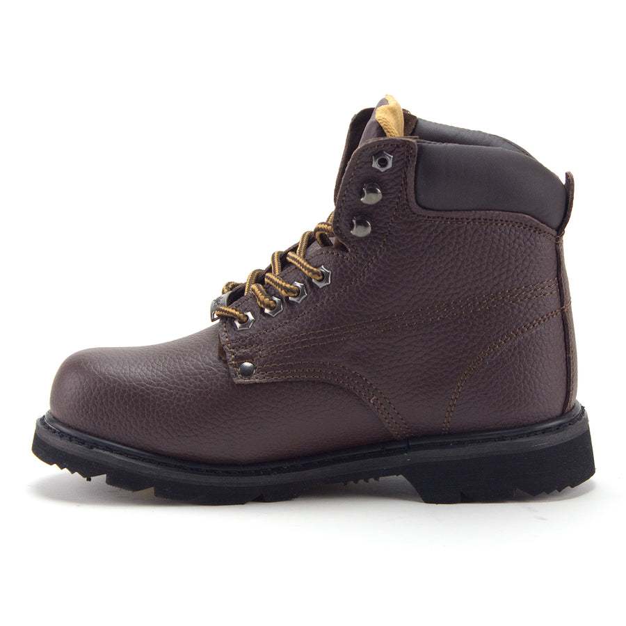 Men's 622S Genuine Leather Steel Toe Outdoor Construction Safety Work Boots - Jazame, Inc.
