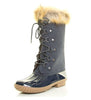 Women's Dylan Lace Up Rain Snow Winter Duck Boots - Jazame, Inc.