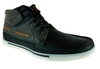 Mens Em3rsn Unltd Lace Up Boat Sneaker Boots EM-2501 Black - Jazame, Inc.