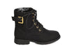 Girls Gianna-918 Military Style Lace-Up Combat Dress Boots - Jazame, Inc.