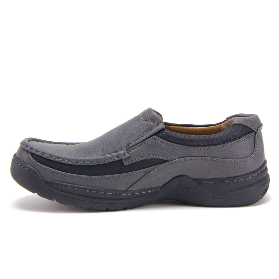 Mens Rocus Slip On Comfort Walking Loafers Shoes C-212 Grey - Jazame, Inc.