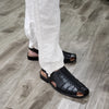 Men's 33225 Leather Lined Sling Back Covered Toe Dress Sandals - Jazame, Inc.