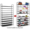 Jazame 10 Tier 50 Pair Shoe Rack Storage Organizer - Jazame, Inc.