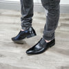Men's 98105 Classic Slip On Pointed Toe Loafer Dress Shoes - Jazame, Inc.