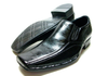 Boys Conal Squared Toe Slip On Loafers Dress Shoes K-61015 Black-82 - Jazame, Inc.