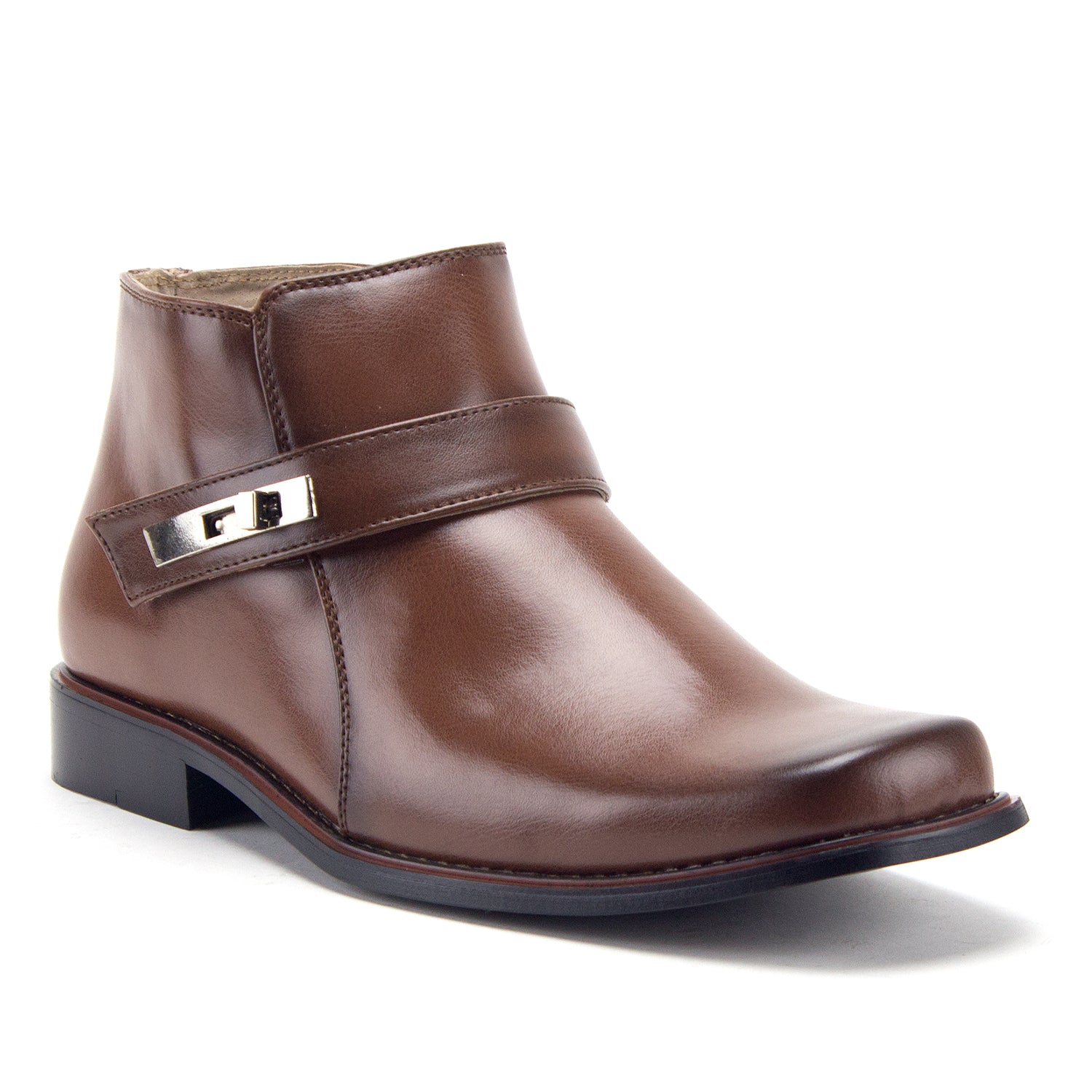 Majestic Men's 38901 Ankle High Square Toe Casual Dress Boots 9.5 D(m) US / Brown Majestic Men's 38901 Ankle High Square Toe Casual Dress Boots 9.5 D(m) US / Brown