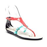 Women's Designer Slip On T-Strap Jelly Summer Sandals - Jazame, Inc.
