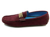 Mens Bravo Moccasin Driver Slip On Casual Loafers MOC-1 Red - Jazame, Inc.