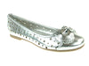 Girls Britt-735 Laser Cut Ballerina Flat Shoes - Jazame, Inc.