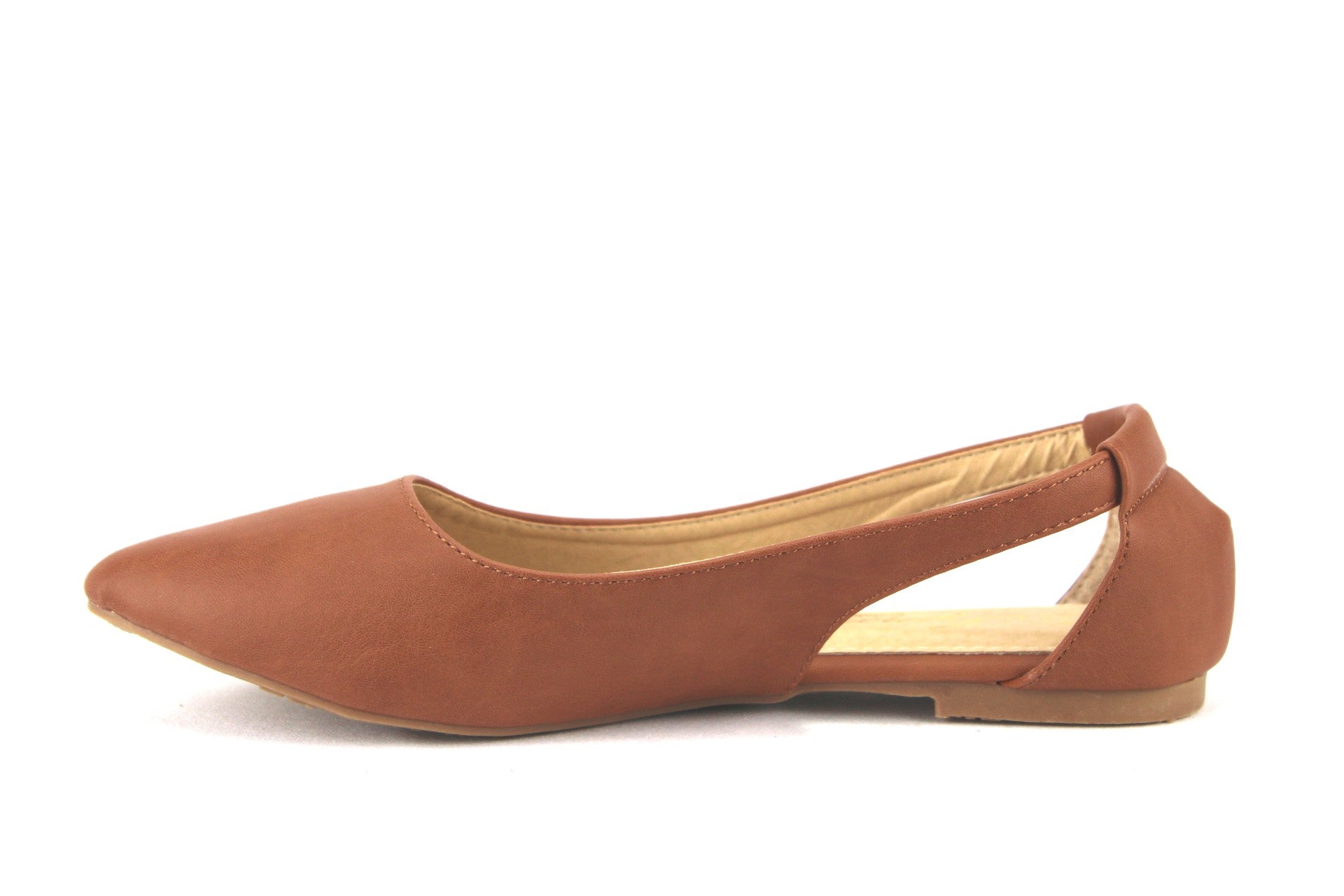 Open heel flats online