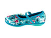 Girls 253 Floral Mary Jane Charm Flat Shoes - Jazame, Inc.