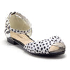 Women's Peep Toe T-Strap Stud Flat Sandals Becky-41 - Jazame, Inc.