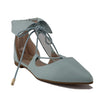 Women's Lauran Ankle Cuff Lace Up Tie Pointy Toe Flats Shoes - Jazame, Inc.