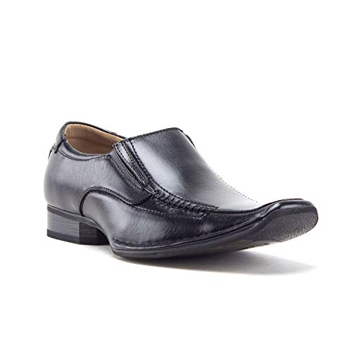 Men's 99344 Classic Square Toe Slip On Loafers Casual Dress Shoes 10 / Grey-1 Men's 99344 Classic Square Toe Slip On Loafers Casual Dress Shoes 10 / Grey-1