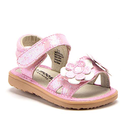 J'aime Aldo Toddler Girls Squeaky Open Toe Ankle Strap Glitter Dress Sandals - Jazame, Inc.