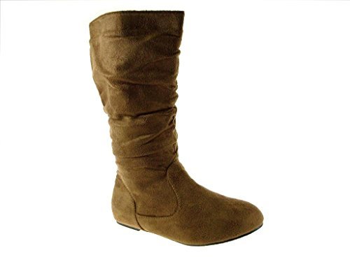 Girls Bella-9 Slouchy Zipped Tall Winter Fashion Boots - Jazame, Inc.