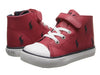 Ralph Lauren Polo Bal Harbour Hi Top Faux Lace Velcro Sneaker - Jazame, Inc.