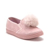 Girls CAL-02K Slip On Pom Pom Sneakers Loafers Shoes - Jazame, Inc.