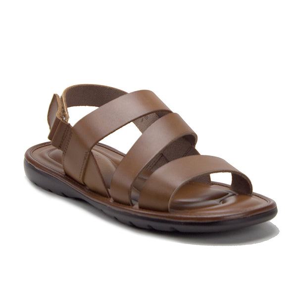 Men's 57621 Comfortable Leather Open Toe Strappy Gladiator Sling Back Sandals - Jazame, Inc.