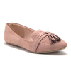 Women's Shilla-04 Luxe Tassel Smoking Flats Slip On Loafers Slippers Shoes - Jazame, Inc.