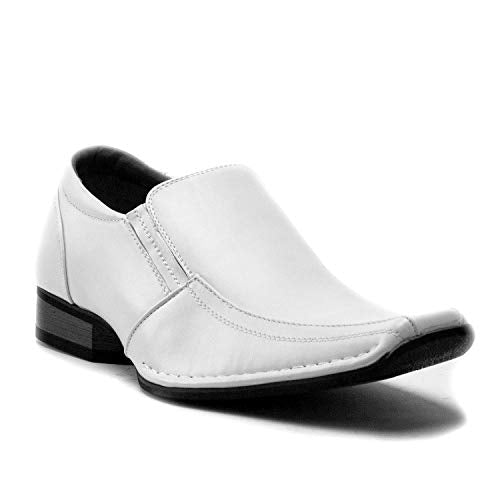 Men's 99344 Classic Square Toe Slip On Loafers Casual Dress Shoes Men's 99344 Classic Square Toe Slip On Loafers Casual Dress Shoes