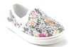 Girls FHX-08I Crystal Bling Slip On Floral Lace Canvas Shoes - Jazame, Inc.