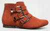 Women's Astro-11 Triple Buckle Zipper Closure Ankle Boots - Jazame, Inc.