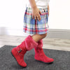 Little Toddler Girls' Bella Suede Knee High Fur Riding Dress Boots - Jazame, Inc.